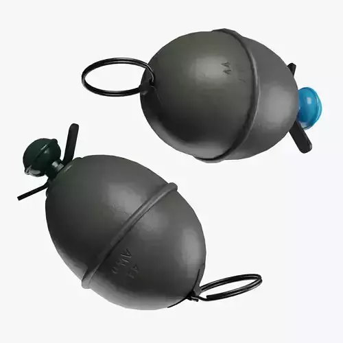 M39 Eihandgranate in blue green Pack