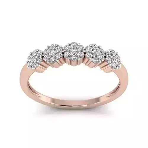 Women Solitaire Engagement Ring 3dm stl