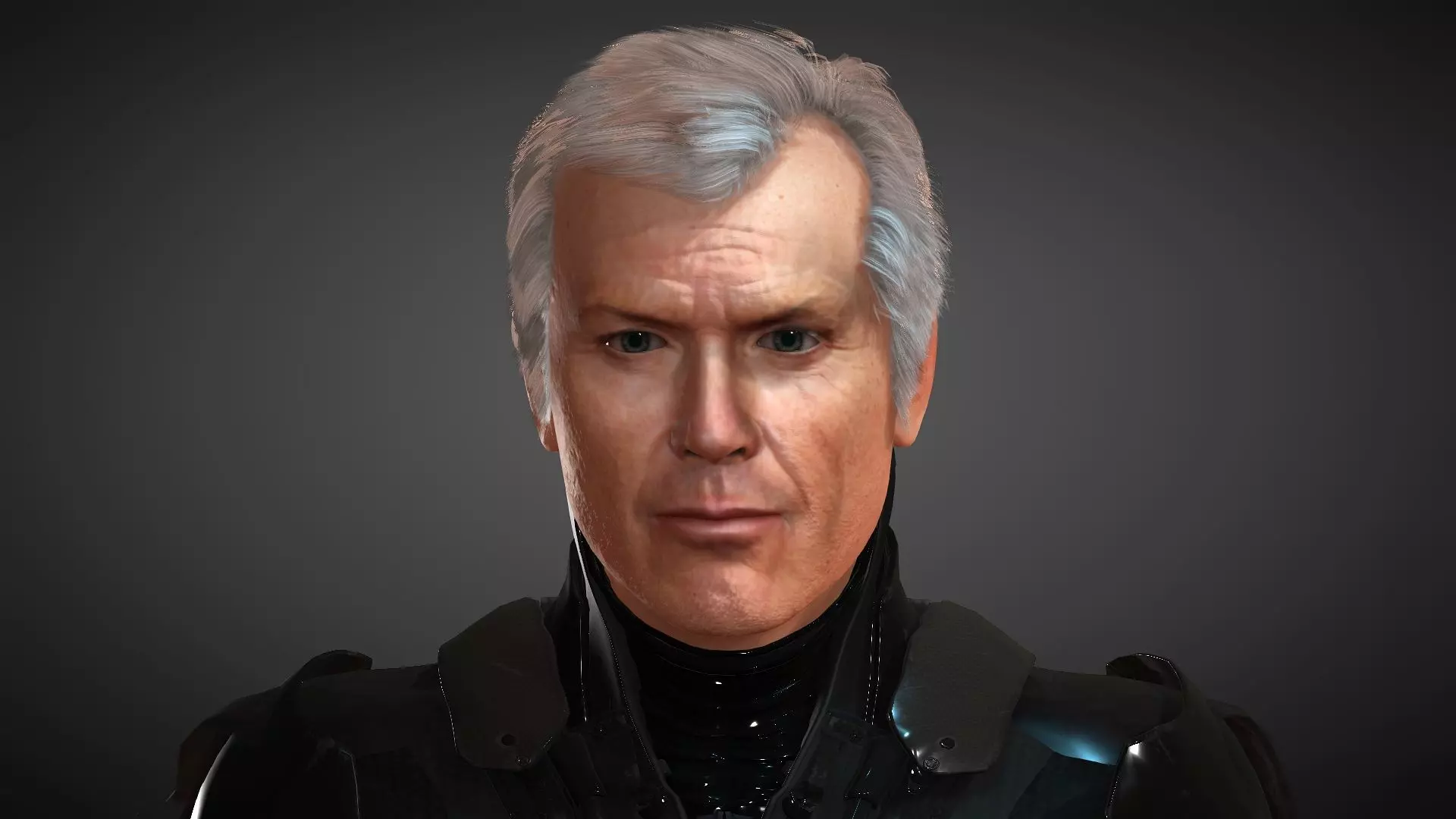 Michael Keaton 2022 Batman from The Flash Low-poly 3D model