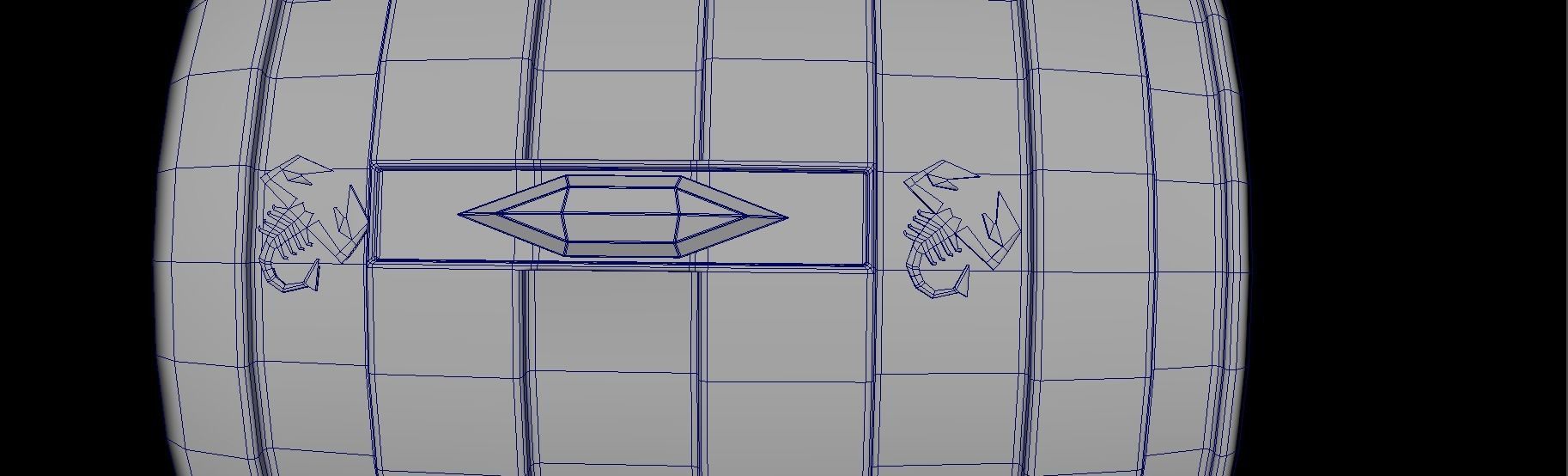 Arab sheikhs bracelet Low-poly 3D model_6