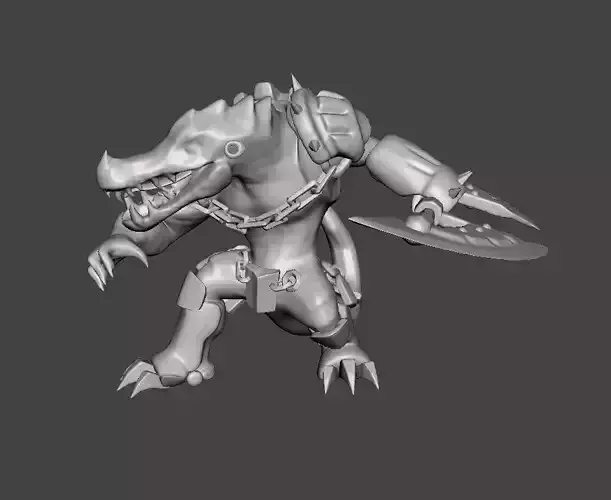 Scorched Earth Renekton 3D Model 3D print model