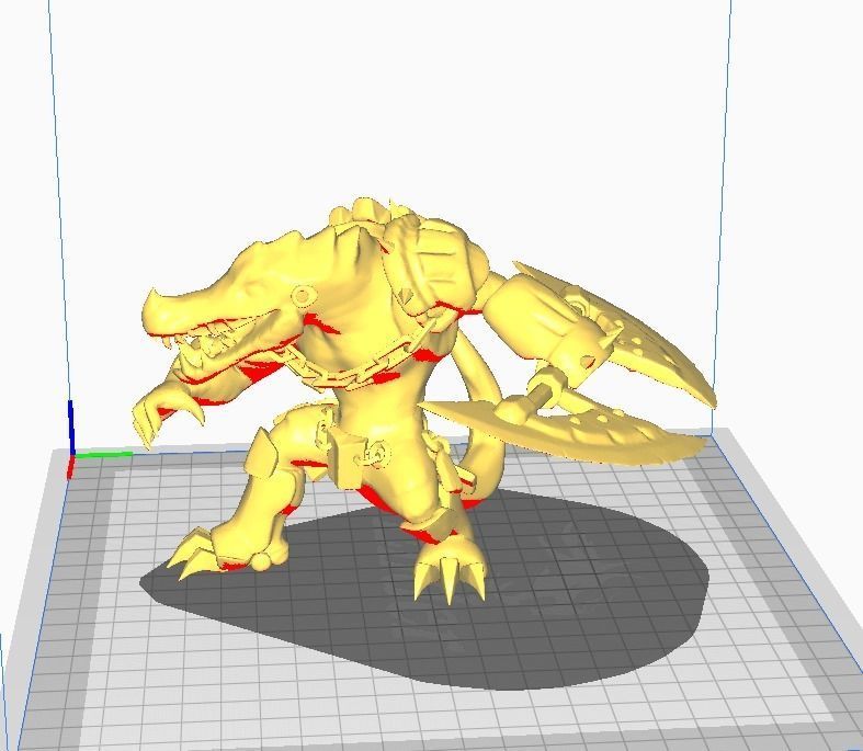 Scorched Earth Renekton 3D Model 3D print model_1