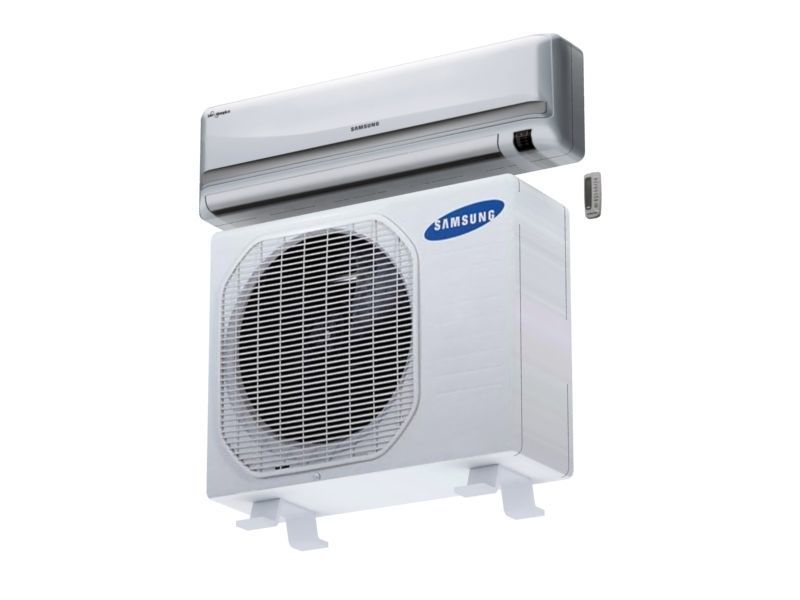 Samsung Air Conditioner 3D model Low-poly 3D model_2