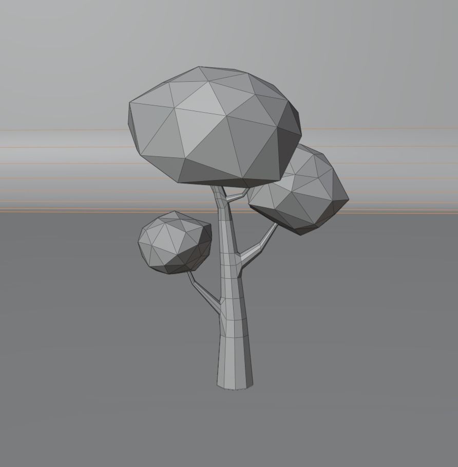 Low Poly Tree 3D model_18