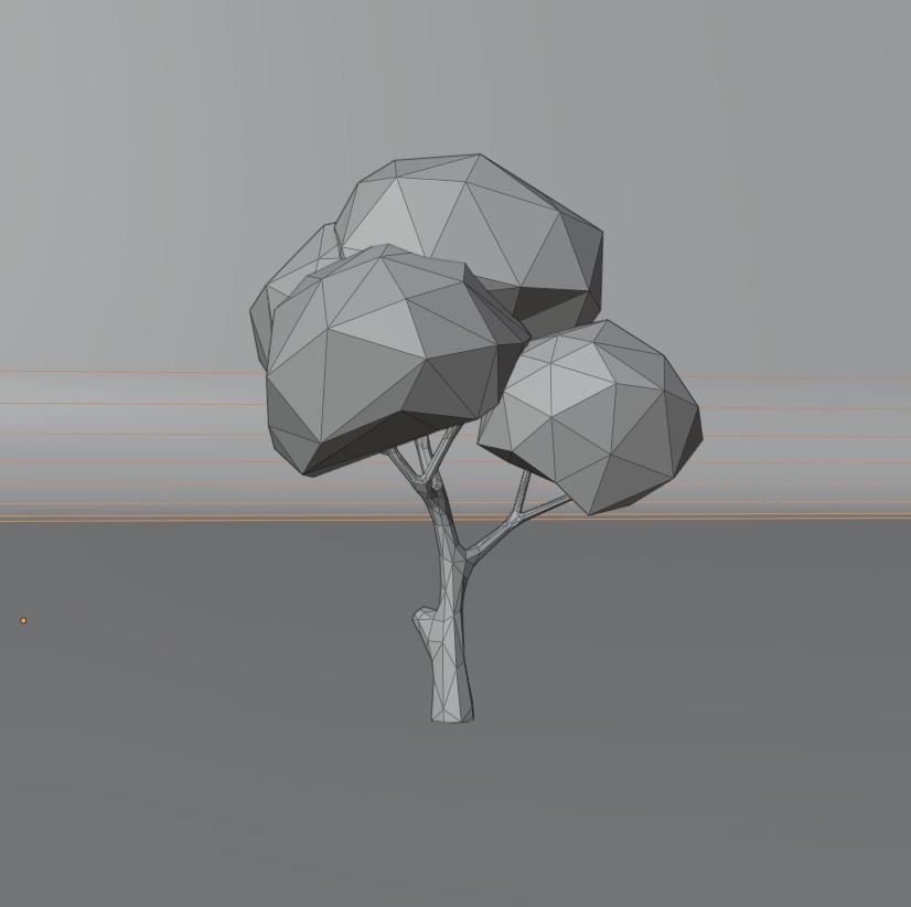 Low Poly Tree 3D model_20