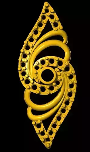 Sidepiece golden spiral