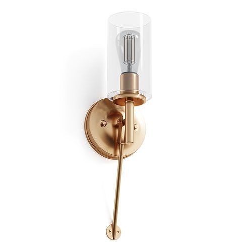 Mid-Century Retro Wall Sconce 3D model