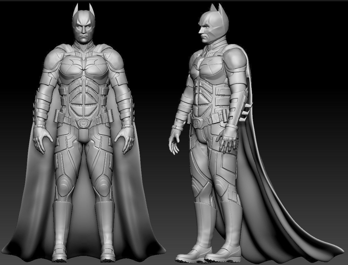 Batman 3D printable model 3D print model_4