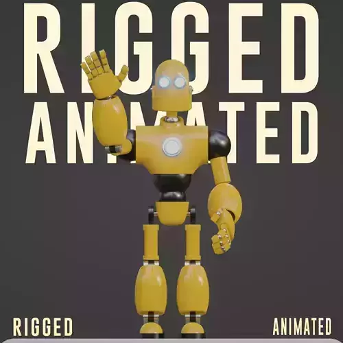 ROBOT Character Rigged Animated