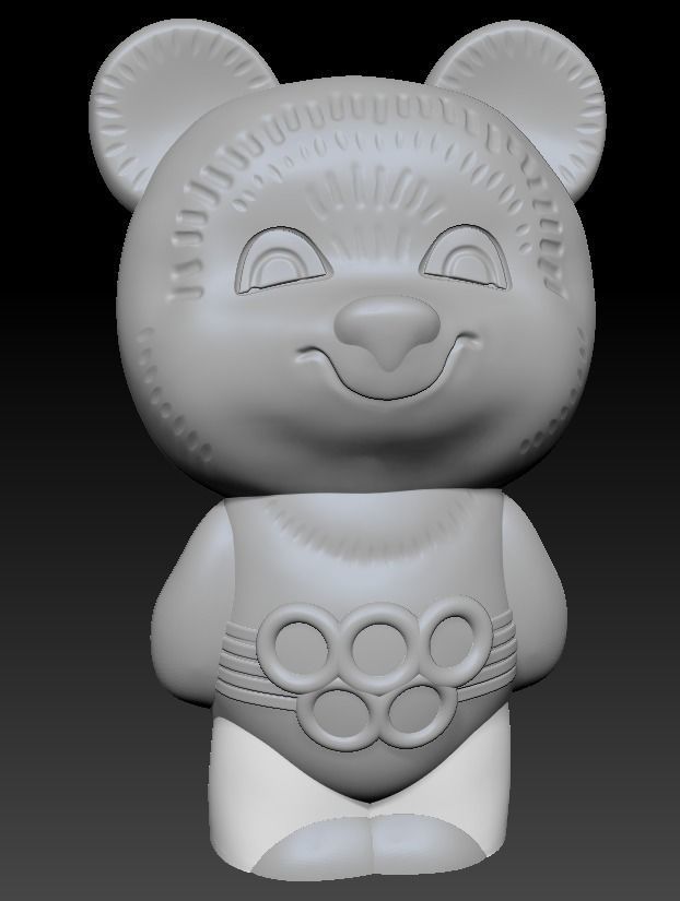 The Olympic Mishka 3D Print model 3D print model_19