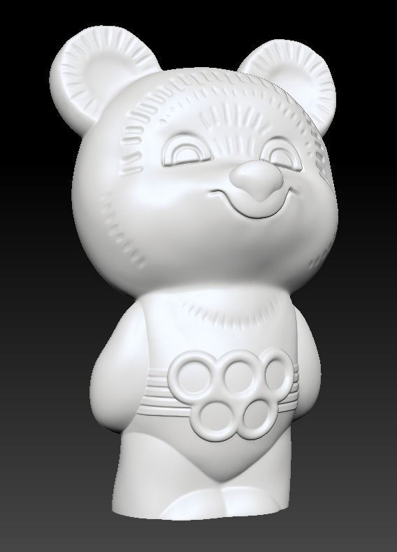 The Olympic Mishka 3D Print model 3D print model_17