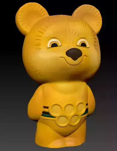 The Olympic Mishka  3D Print model  3D print model