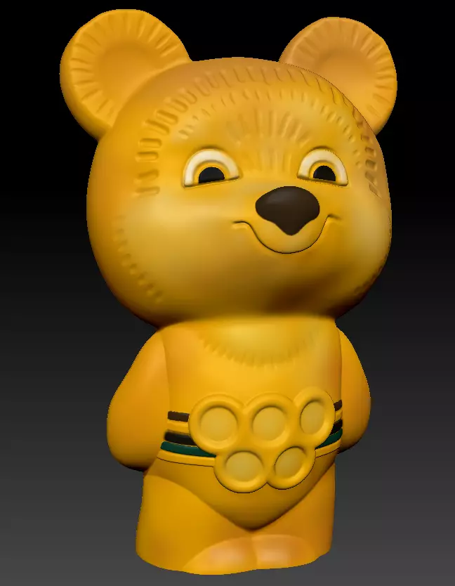 The Olympic Mishka 3D Print model 3D print model_0