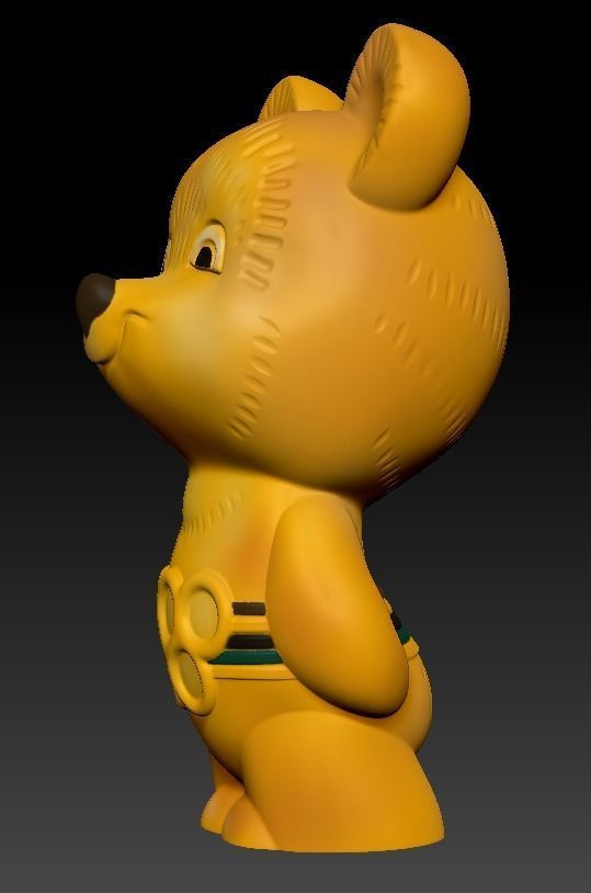 The Olympic Mishka 3D Print model 3D print model_3