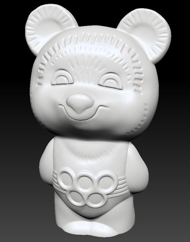 The Olympic Mishka 3D Print model 3D print model_13