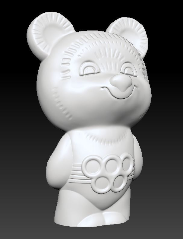 The Olympic Mishka 3D Print model 3D print model_15