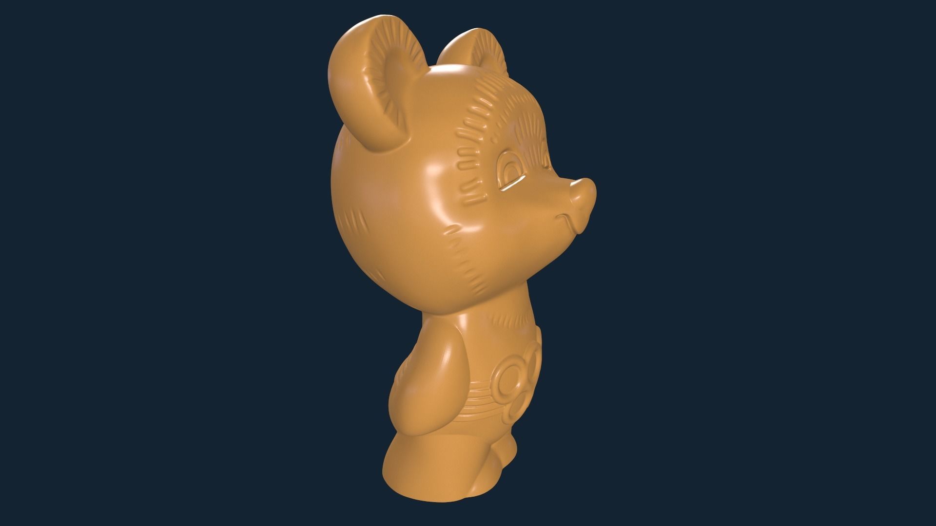 The Olympic Mishka 3D Print model 3D print model_11