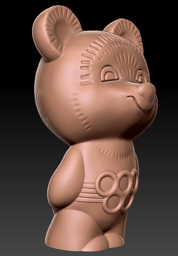 The Olympic Mishka 3D Print model 3D print model_28