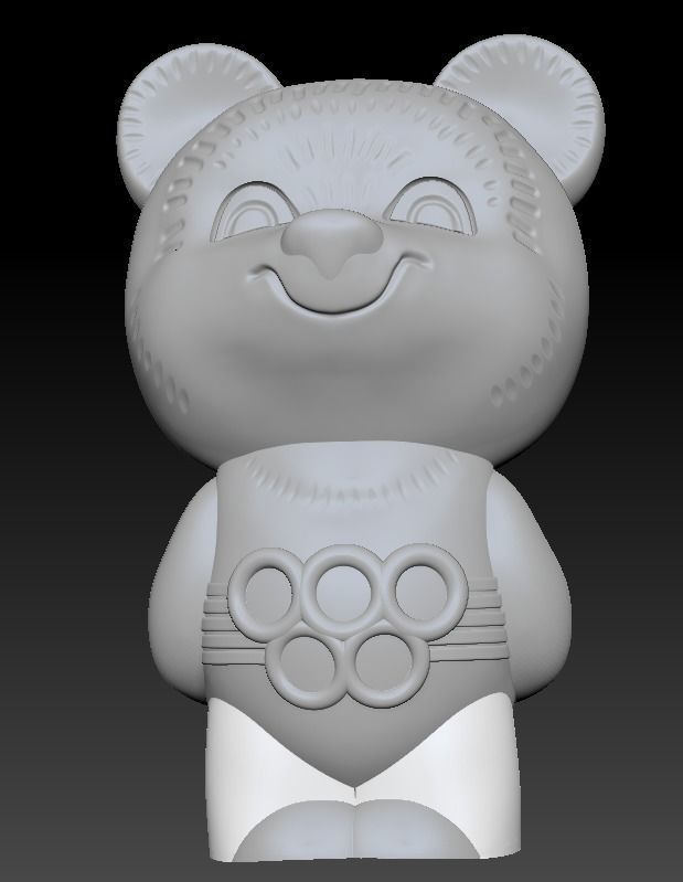 The Olympic Mishka 3D Print model 3D print model_20