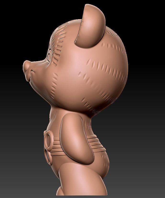 The Olympic Mishka 3D Print model 3D print model_24