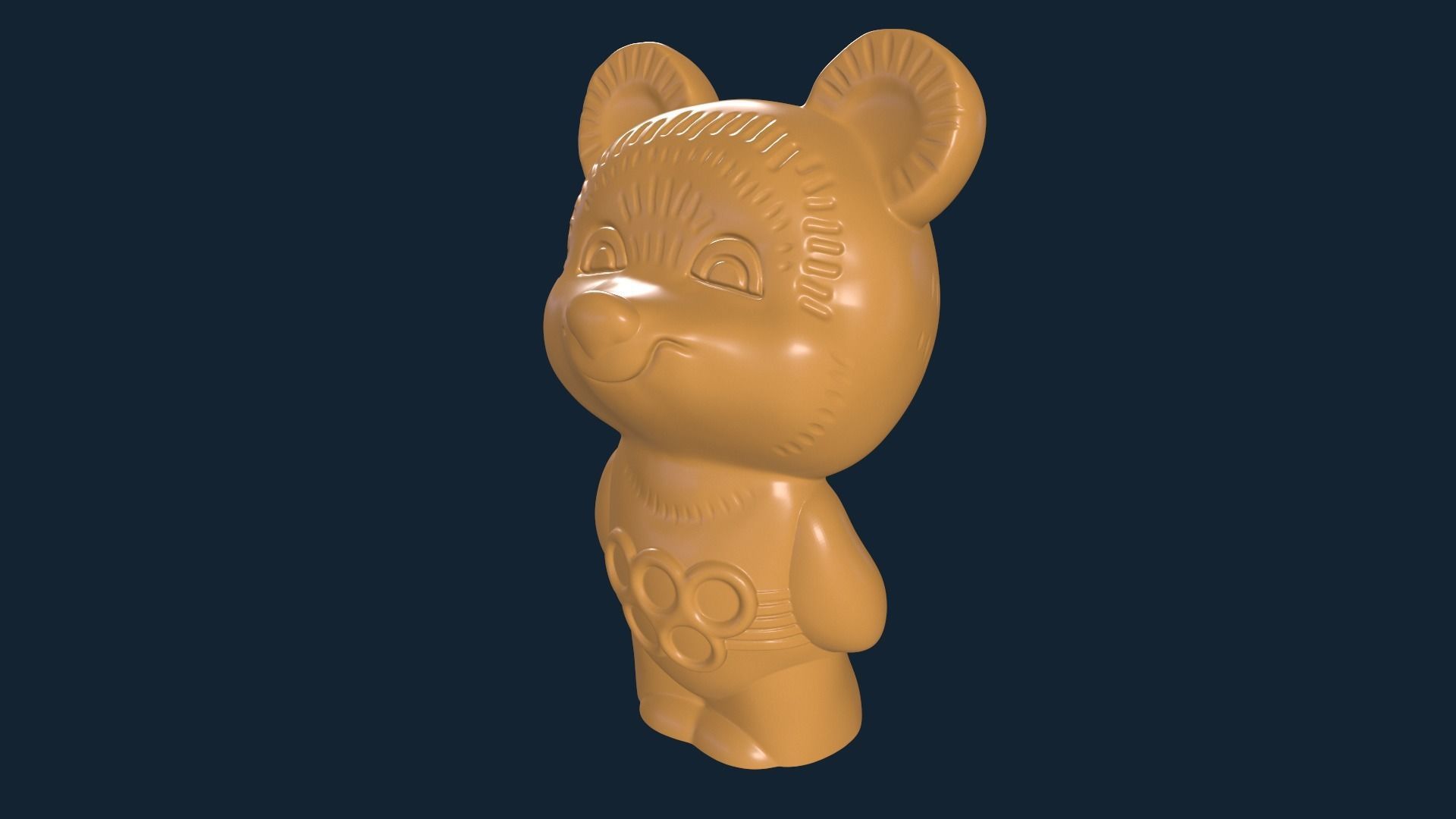 The Olympic Mishka 3D Print model 3D print model_12