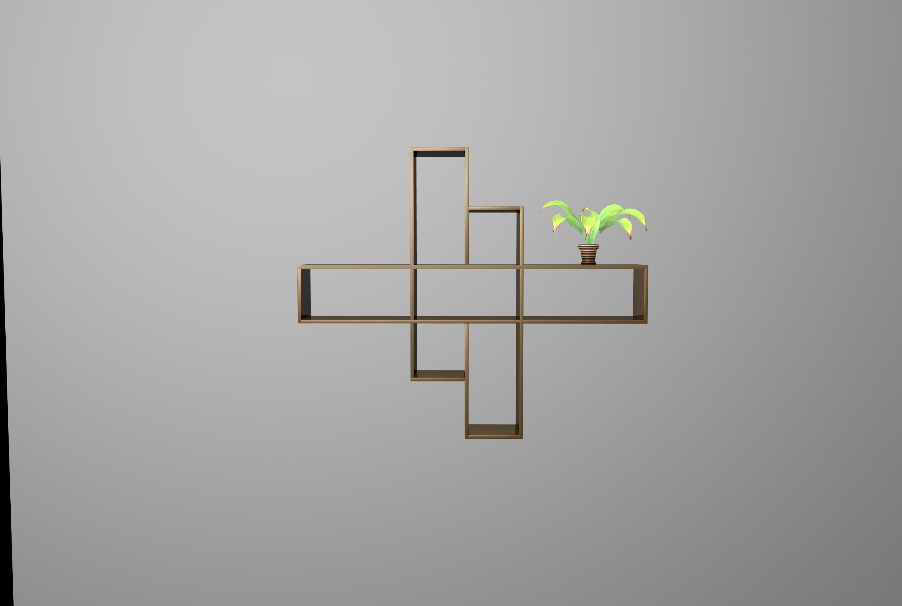 Book Shelf 3D Maya 3D model_7