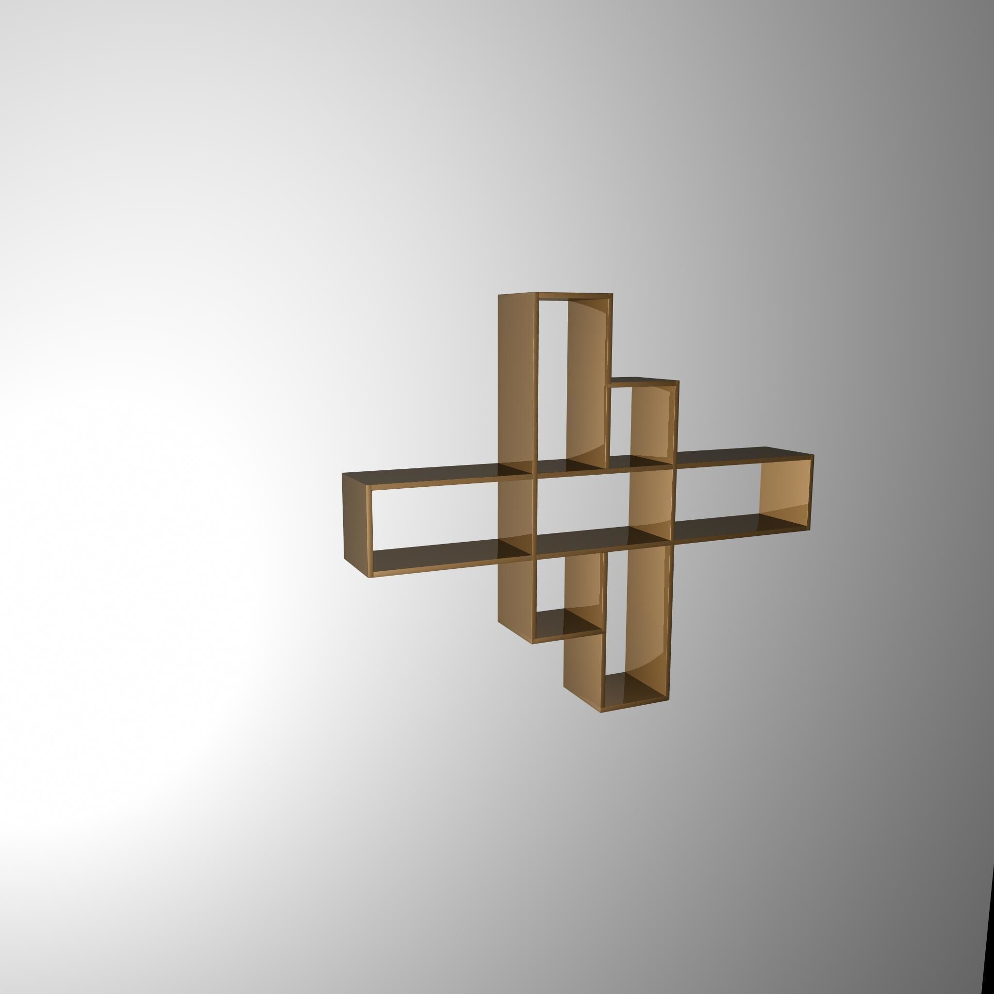 Book Shelf 3D Maya 3D model_4