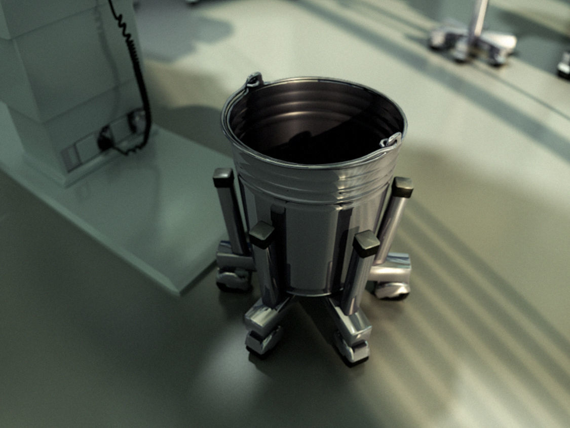 medical bucket 3D model_0