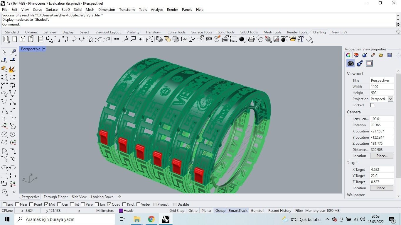 new bracelets 3D print model_9