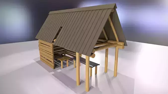 Cartoon-like sawmill