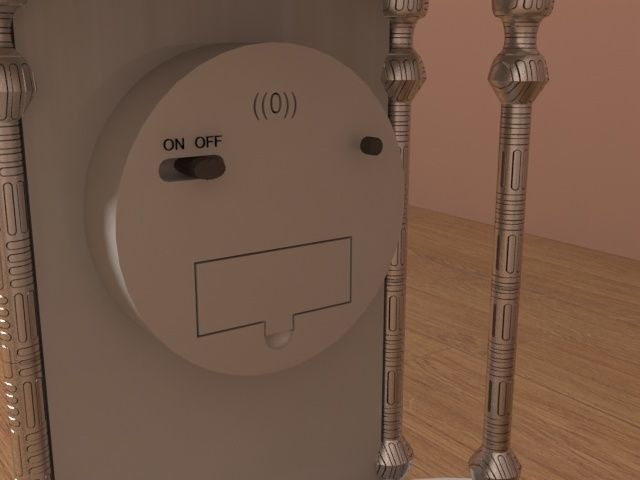 Table Clock 3D model_8