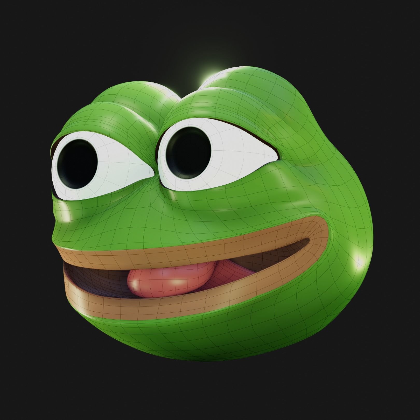 Feels Good Man Low-poly 3D model_11