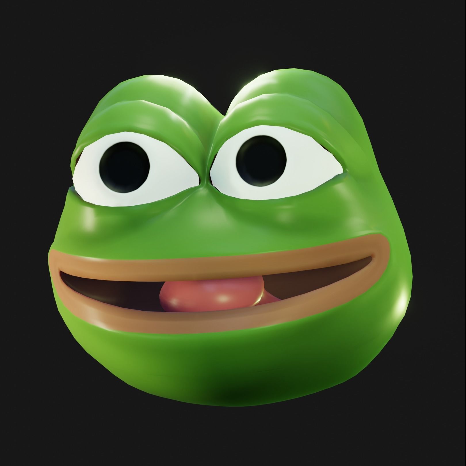 Feels Good Man Low-poly 3D model_21