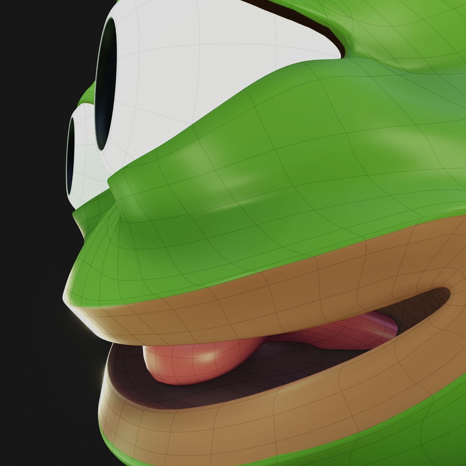 Feels Good Man Low-poly 3D model_15