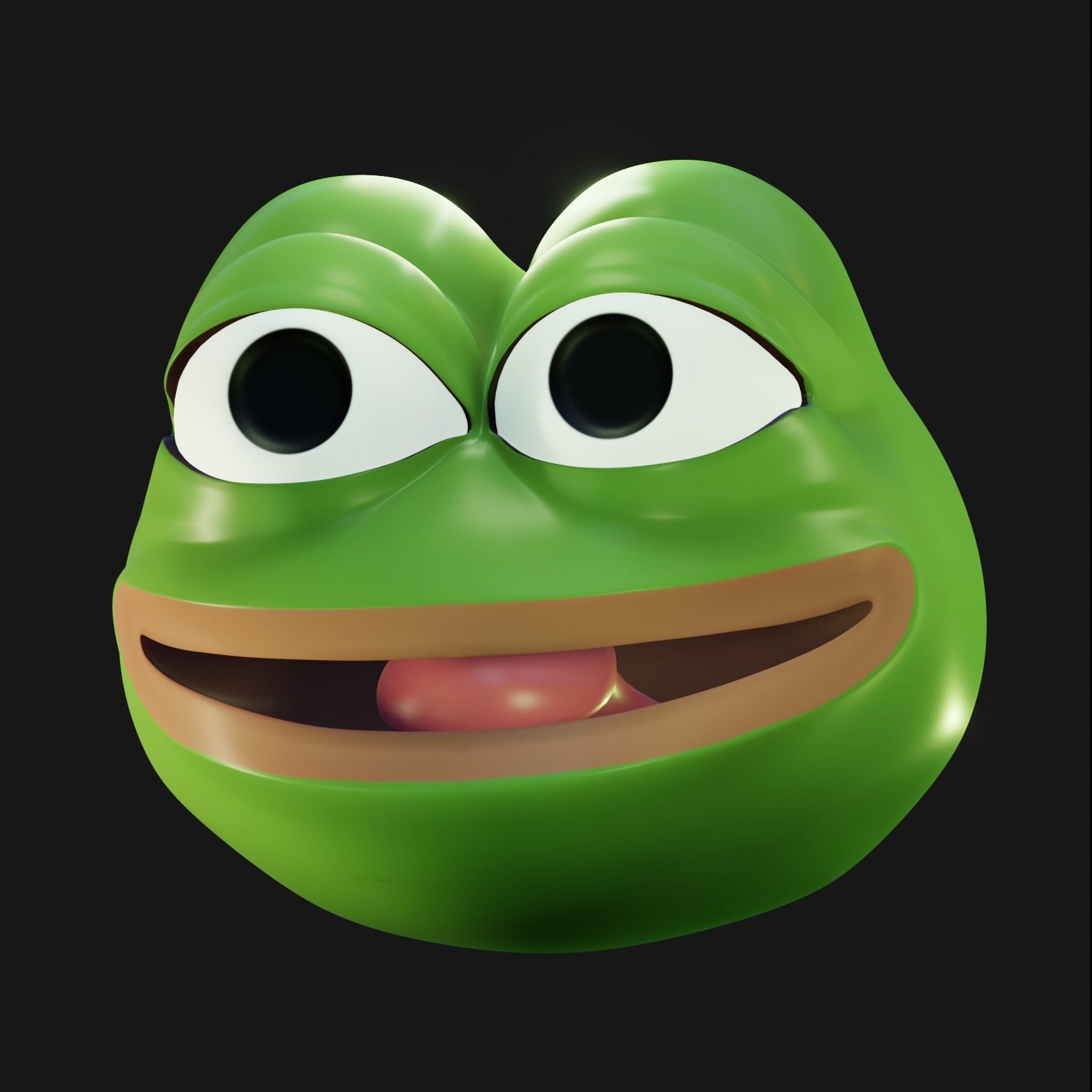 Feels Good Man Low-poly 3D model_3