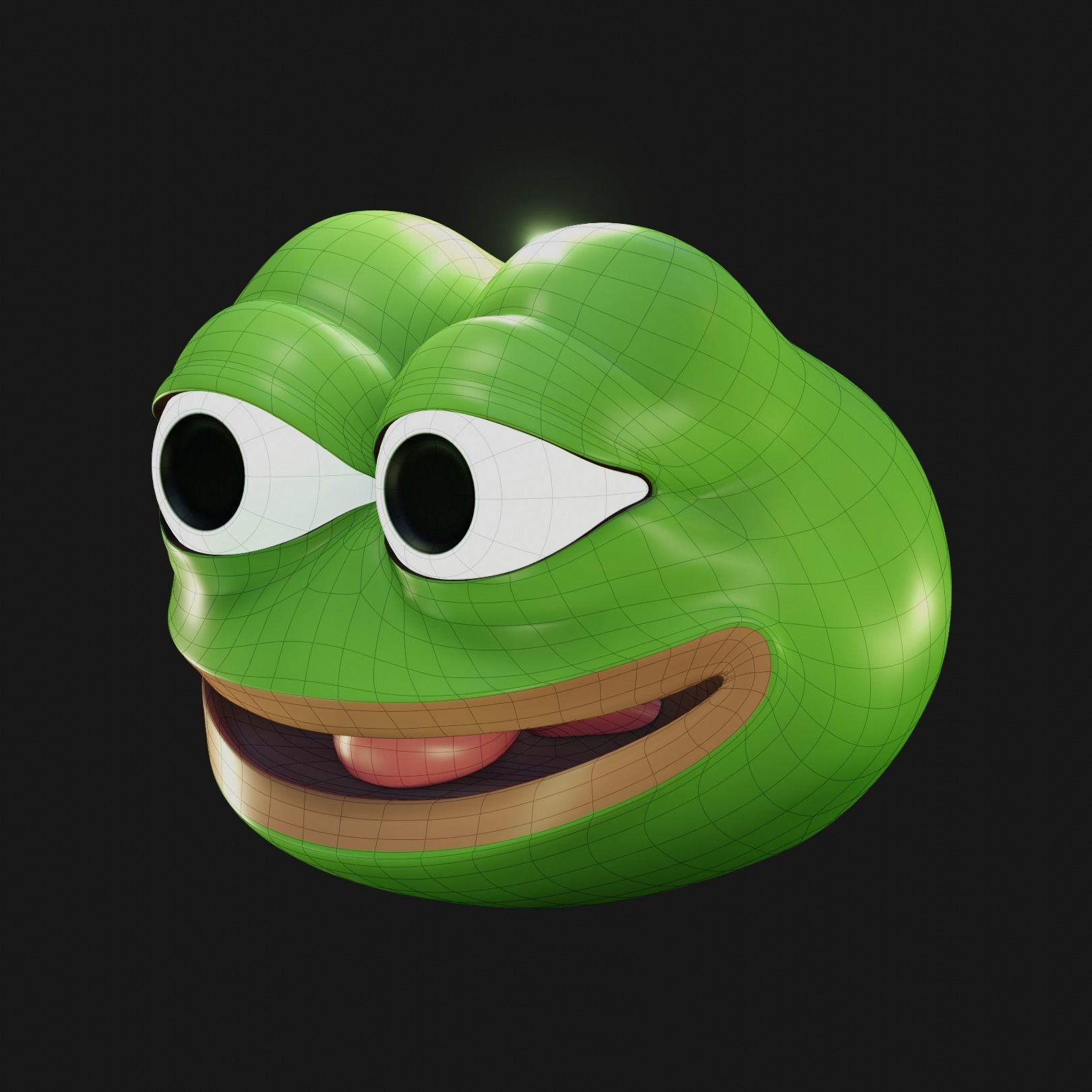 Feels Good Man Low-poly 3D model_10