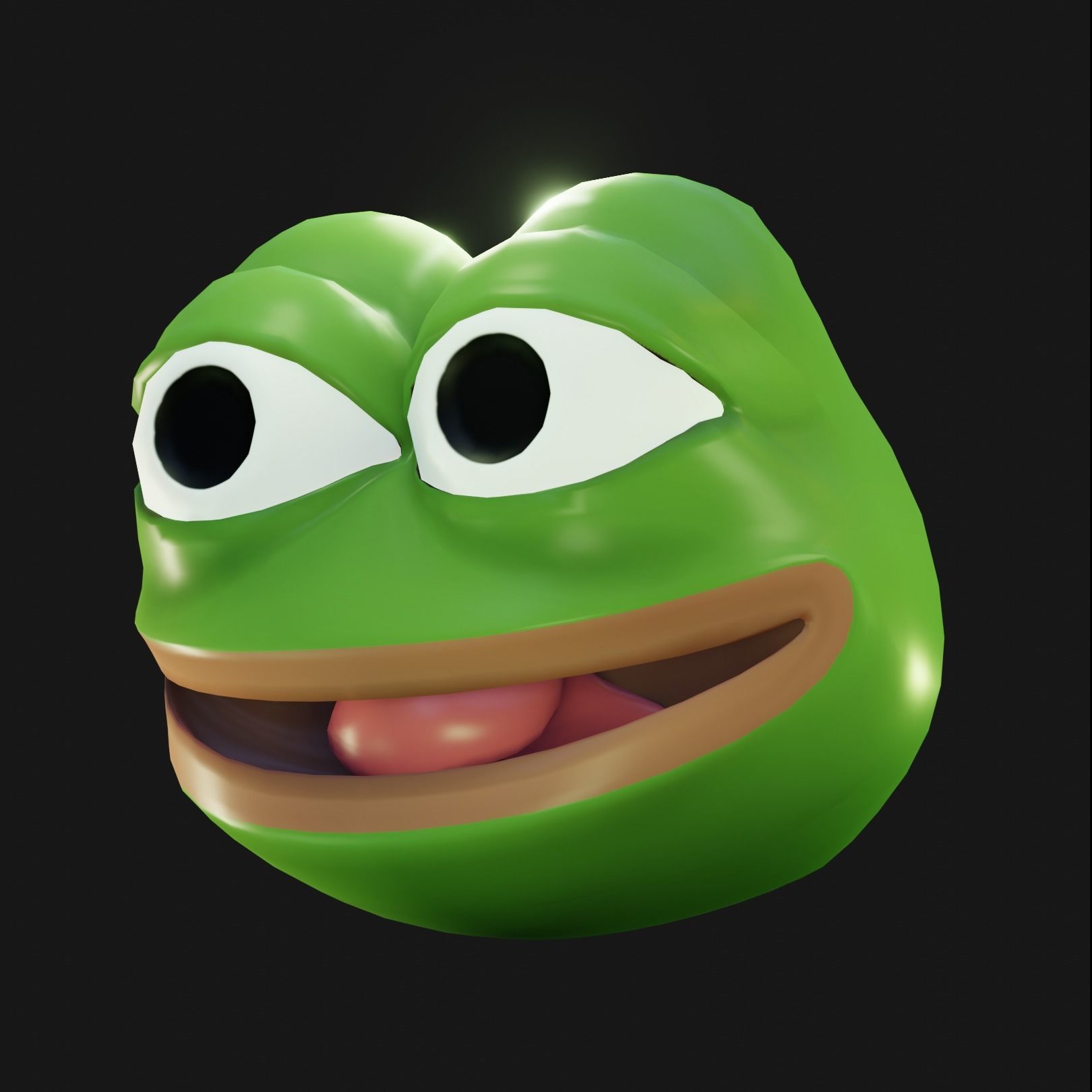 Feels Good Man Low-poly 3D model_20