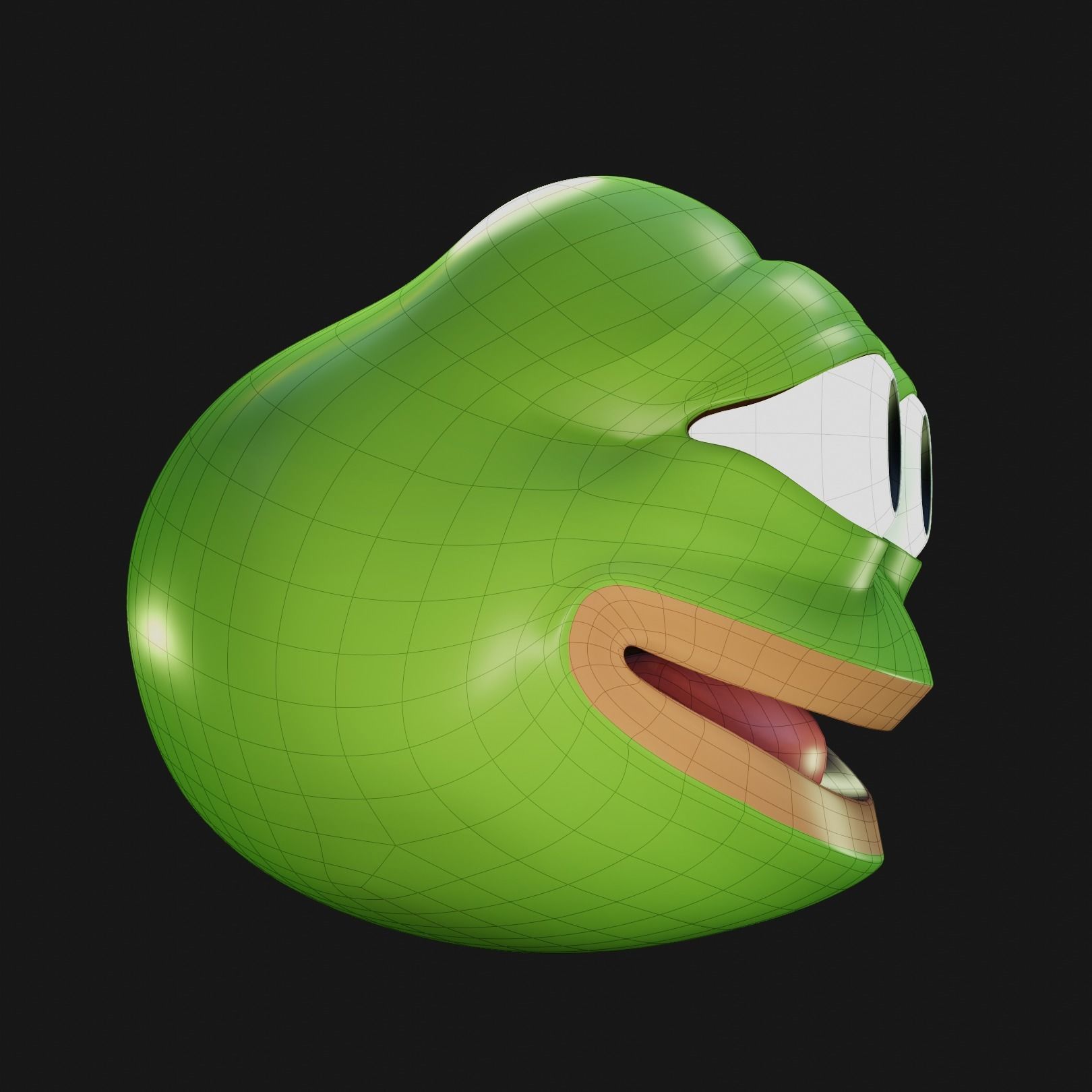 Feels Good Man Low-poly 3D model_13