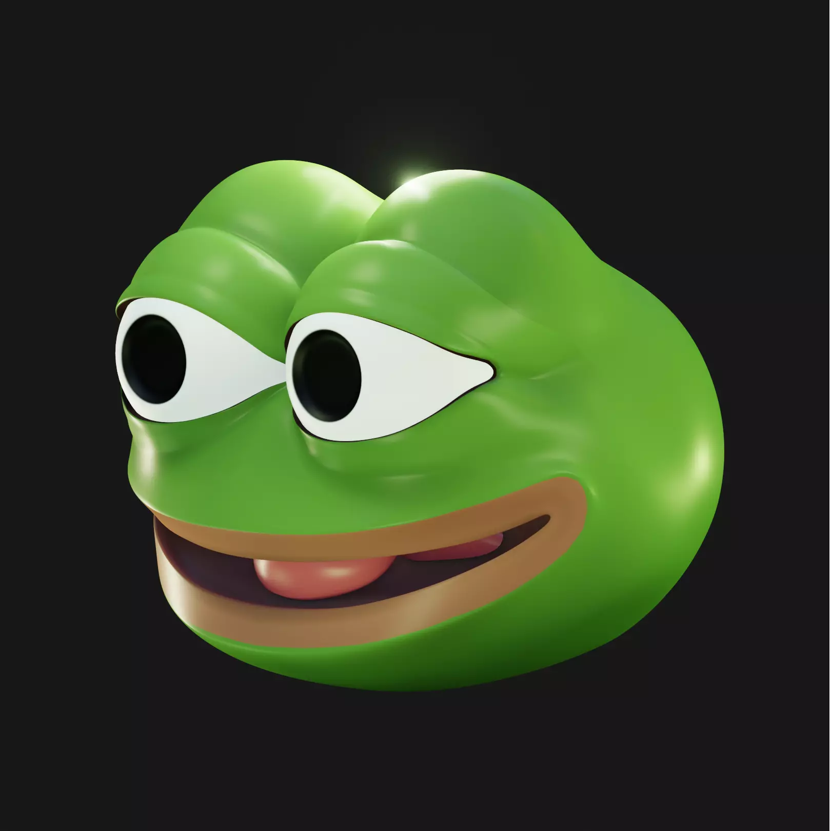 Feels Good Man Low-poly 3D model_0