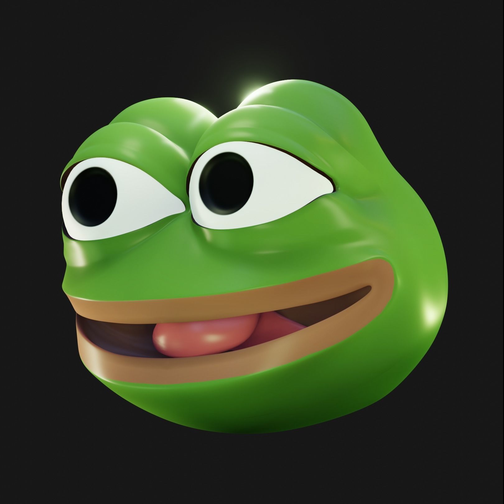 Feels Good Man Low-poly 3D model_1