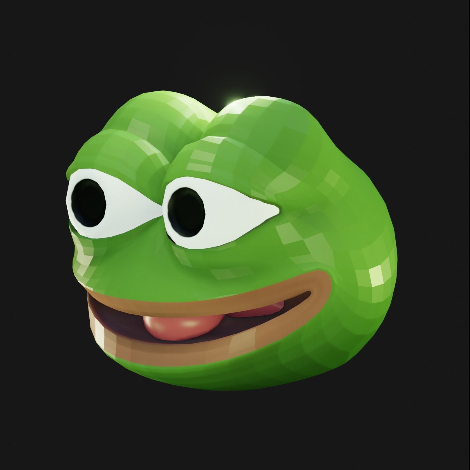 Feels Good Man Low-poly 3D model_23