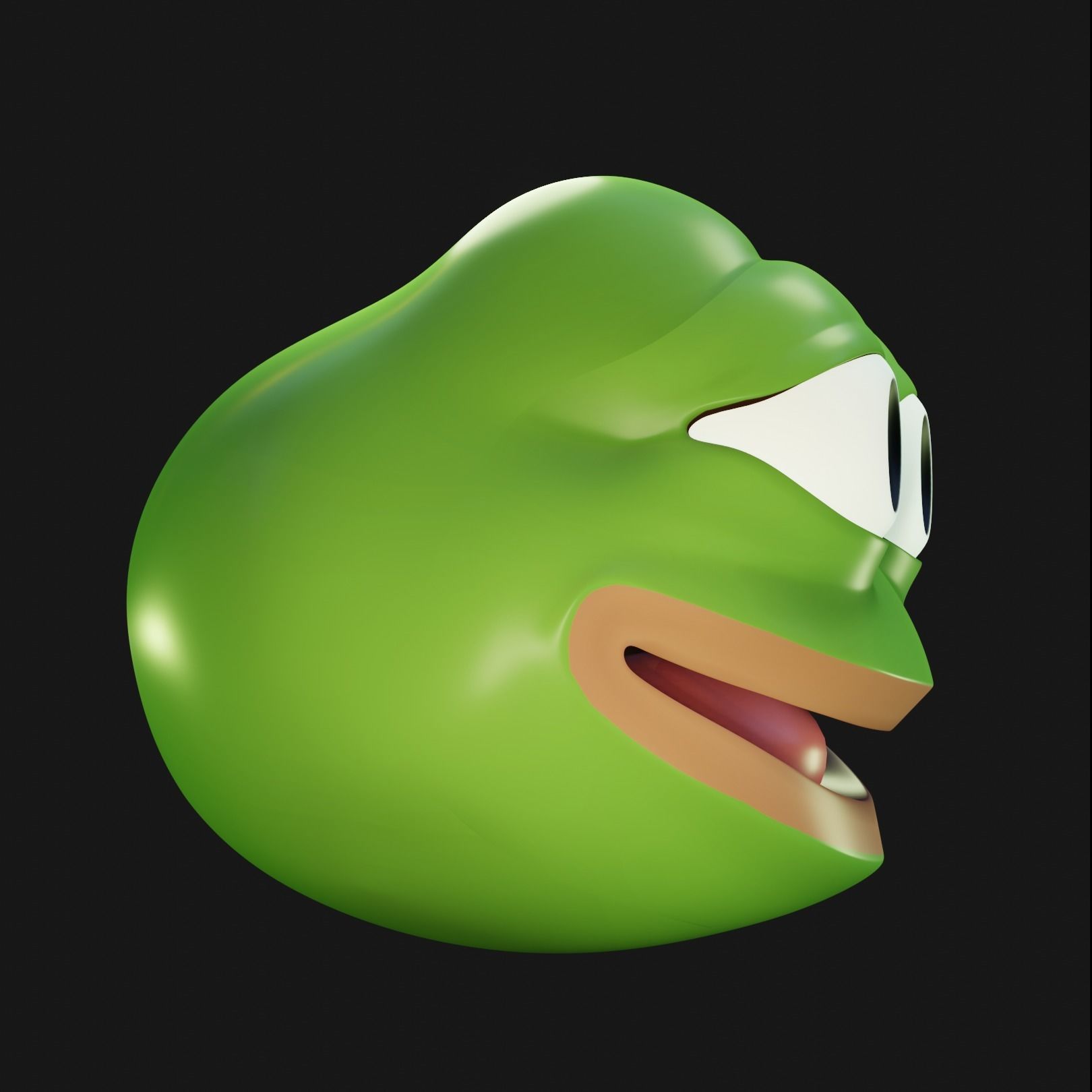 Feels Good Man Low-poly 3D model_4