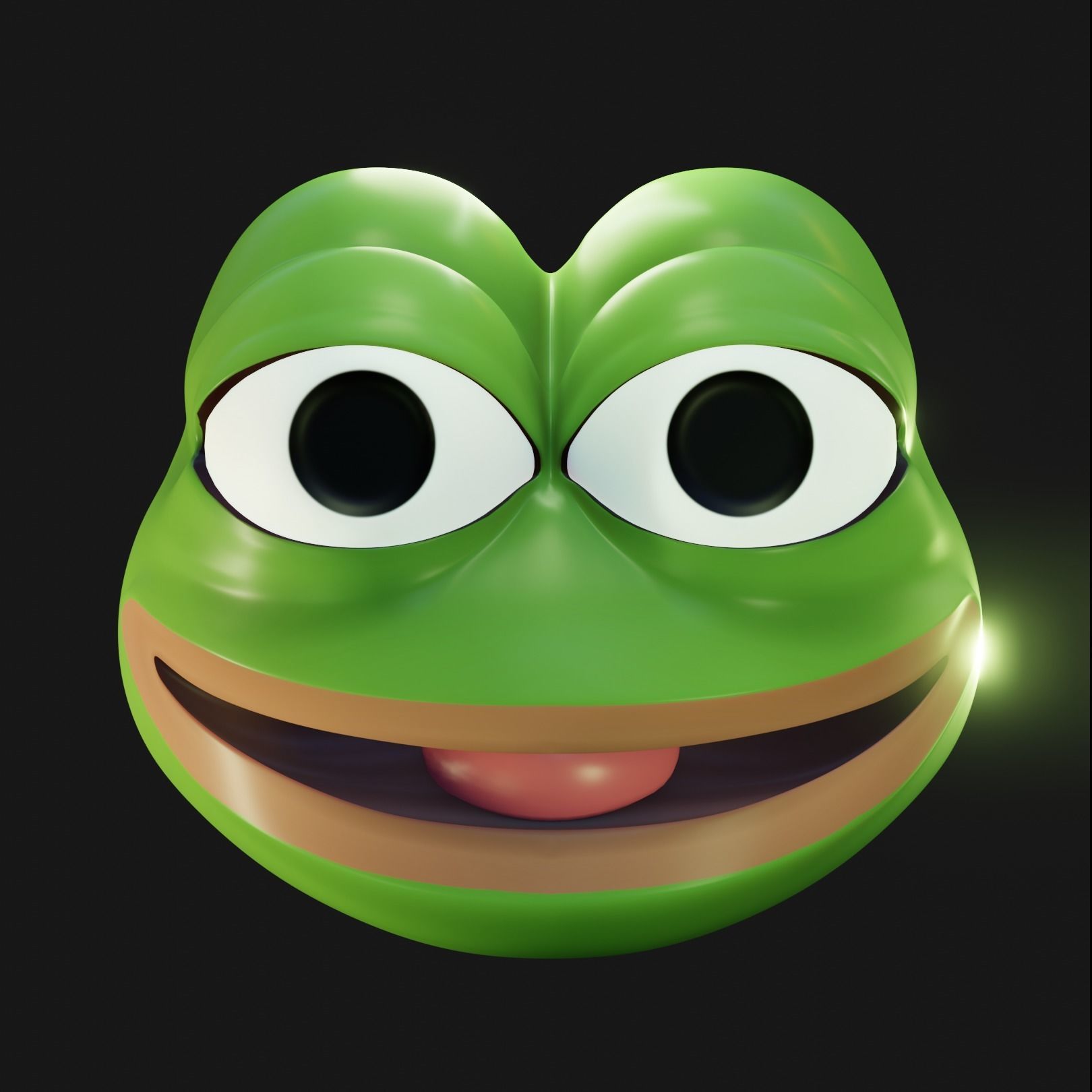 Feels Good Man Low-poly 3D model_2