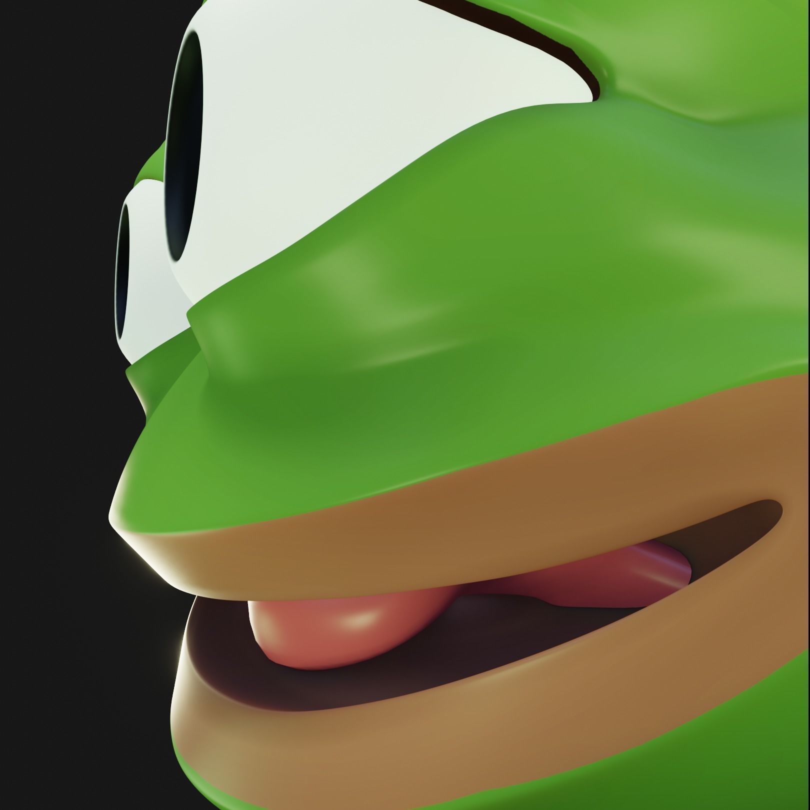 Feels Good Man Low-poly 3D model_8
