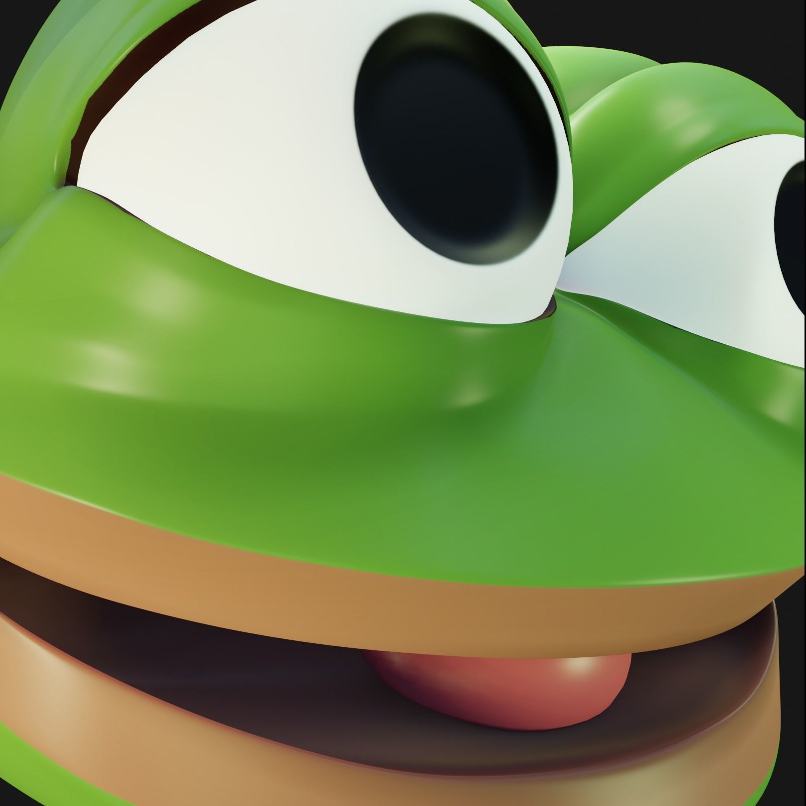Feels Good Man Low-poly 3D model_7