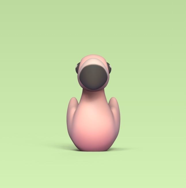 Little Flamingo 3D print model_1