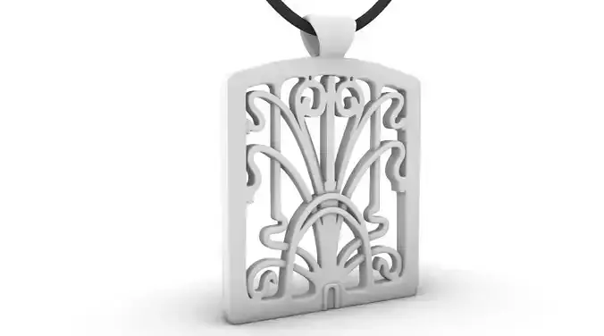 Art Nouveau Window Pendant Barcelona