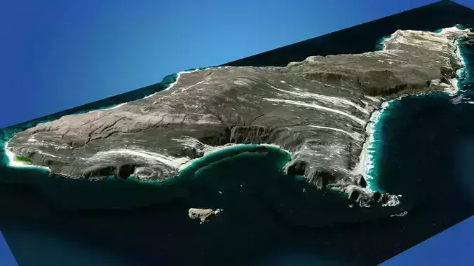 San Miguel Island Santa Barbara County California 3D model