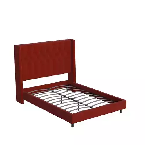 Brunella Tufted Upholstered Low Profile Standard Bed