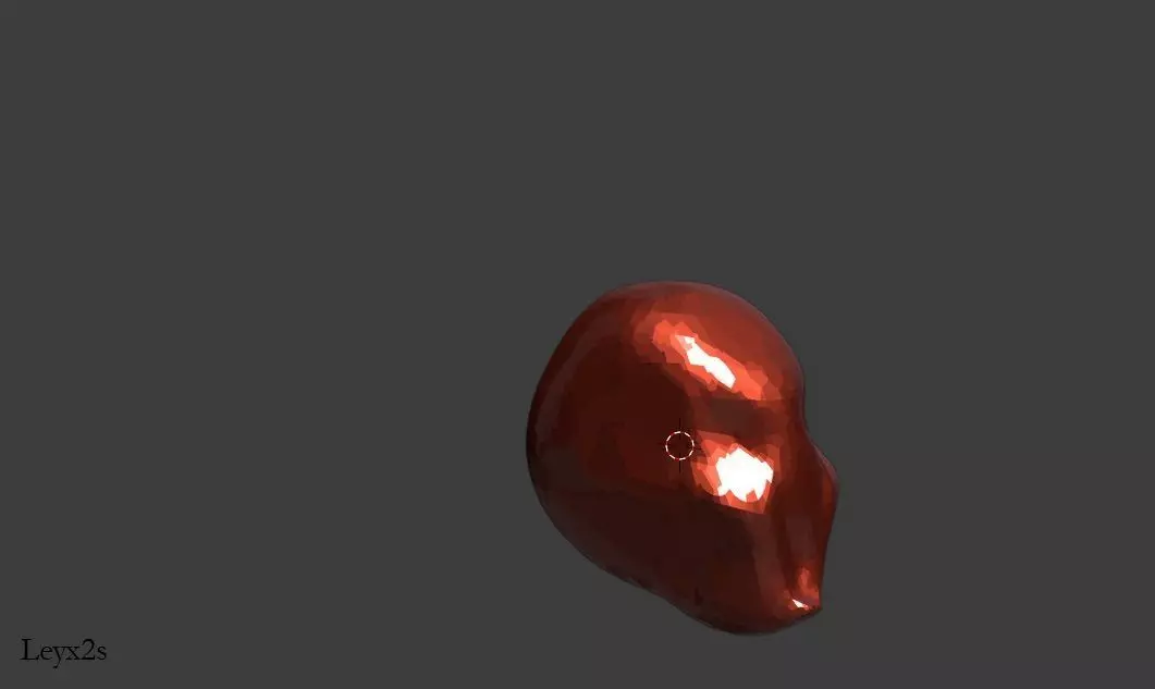 Clay-Monster Head Low-poly 3D model_0